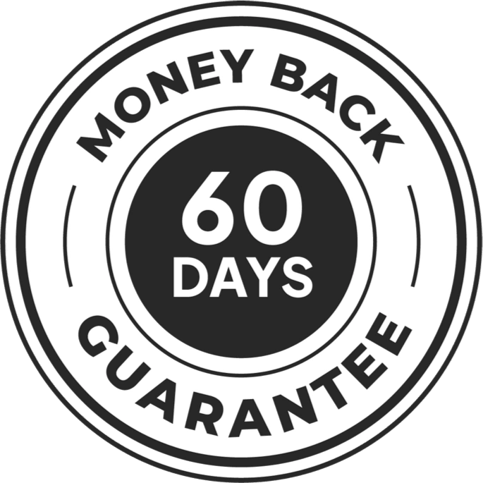 Money-back guarantee seal